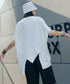 Asymmetric Hem Diagonal Cut T-Shirt